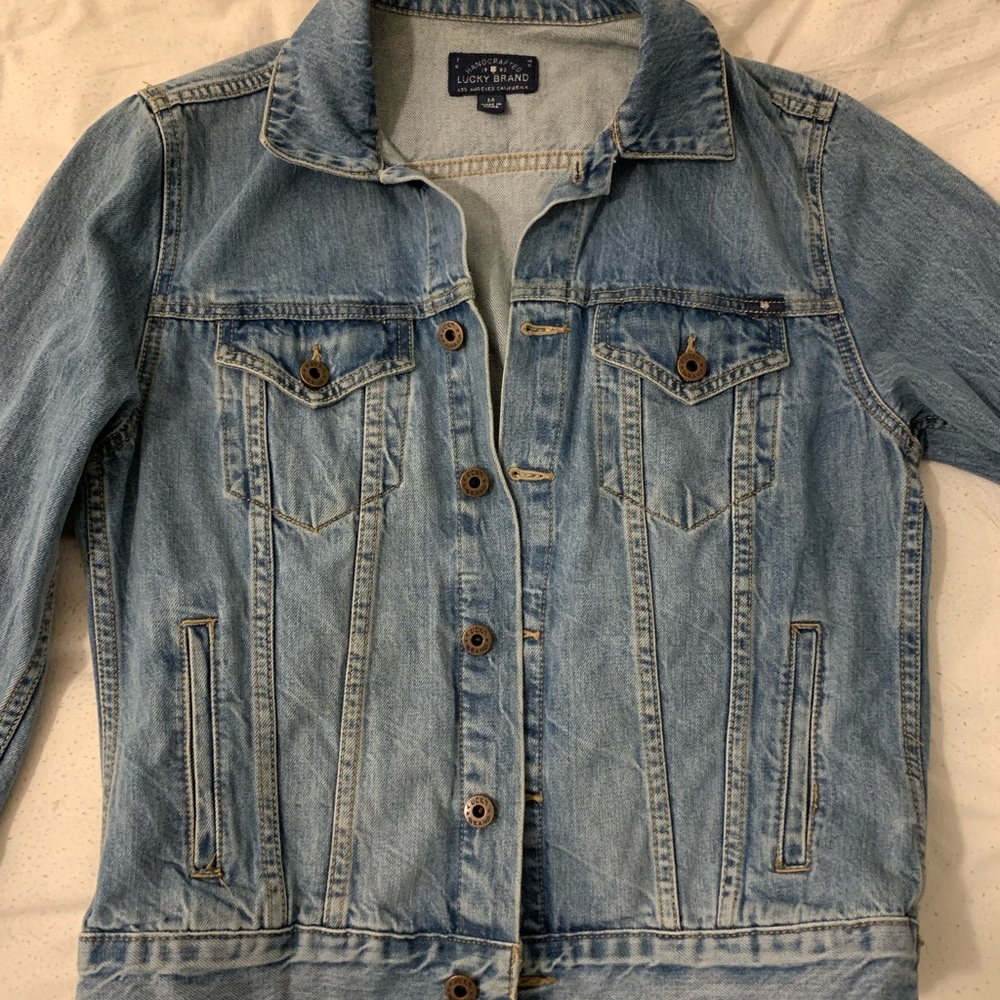 Lucky Brand “Tomboy Trucker” Jean Jacket M
